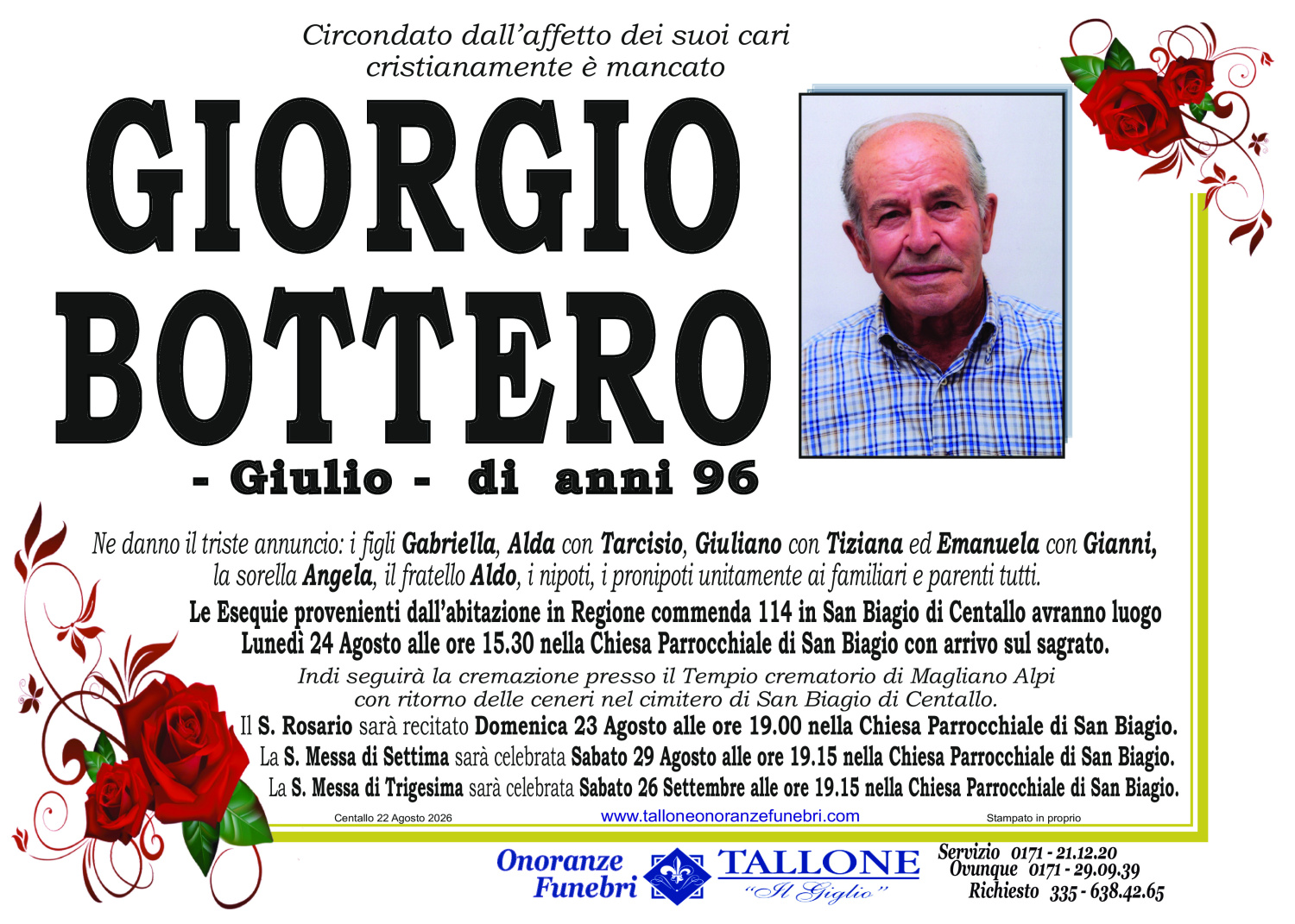 Giorgio Bottero<small class='fs-20'><br/>- Giulio -</small>